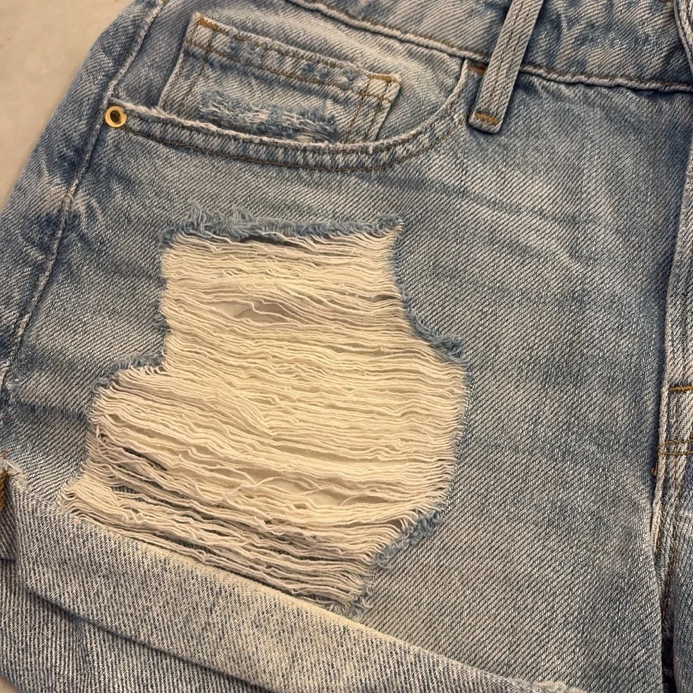 Frame Denim Le Grand Garcon Jean shorts